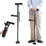 Folding Cane With Adjustable