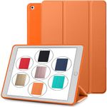 DuraSafe Cases for iPad 9.7 Inch Air 1st Air 2nd 9.7 5th 6th [iPad 5 6 Air 1 Air 2 ] A1893 A1822 A1566 MD785HN/A MD788HN/A MD786HN/A MD789HN/A Slim Auto Sleep/Wake Honeycomb TPU Back Cover - Orange