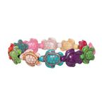 BlueRica Multicolor Sea Turtle Stretch Bracelet