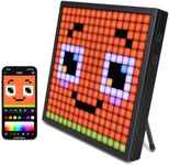 REYLAX LED Pixel Display 16x16 RGB LED Matrix Panel Programmable Pixel Art Display with APP Control, Creative Animations Pixel Frames LED Wall Art for Boys Girls Kids Adults