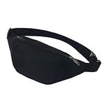 Bumbags and Fanny Packs, Bumbag for Women Black Bum Bag Fashion Waist Pack Bumbag for Men Lightweight Waterproof Waist Bag Walking Dog Outdoor Sport for Ladies Boys,Fanny Pack for Women