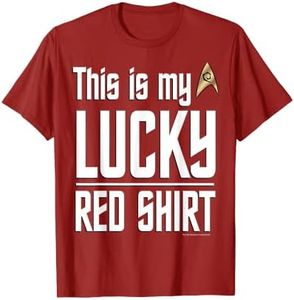 Star Trek: The Original Series This Is My Lucky Red Shirt T-Shirt