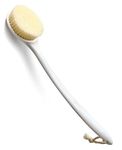 HORJOR Back Shower Brush Long Handle, Soft Exfoliating Brush 38CM, Back Scrubbers for Use in Shower, Wet & Dry Brushing Body Brush Suitable for Men and Women