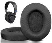 SOULWIT Mesh Fabric Earpads Replacement for Sony MDR-7506 MDR-V6 MDR-V7 MDR-CD900ST Monitor Headphones, Ear Pads Cushions with Noise Isolation Foam