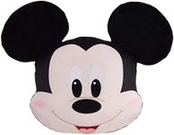 Disney Classics Character Heads, Mickey Mouse, 13-Inch Plush, Soft Pillow Buddy Toy for Kids