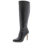 Inc Womens Taisa Faux Leather Almond Toe Knee-High Boots Black 8.5 Medium (B,M)