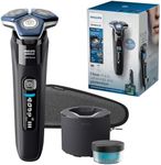 Philips Norelco Shaver 7600, Rechargeable Wet & Dry Electric Shaver with SenseIQ Technology, Quick Clean Pod, Travel Case & Pop-up Trimmer, S7886/84