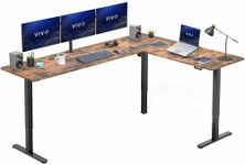 VIVO Corner Standing Desk, 84 x 63 