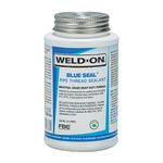 Weld-On 87685 Blue Seal Industrial Grade Pipe Thread Sealant - Zero VOC, 1/2 Pint (8 fl oz)