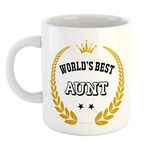 FurnishFantasy - World's Best Aunt Coffee Mug - Best Gift for Aunt - Color - White (0527)