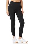 Reebok Womens Workout Ready Pant Program High Rise Leggings, Night Black, M EU