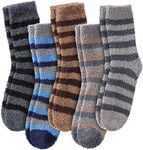 LINEMIN Mens Fuzzy Socks Cozy Fluff