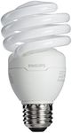 Philips LED 417097 Energy Saver Compact Fluorescent T2 Twister (A21 Replacement) Household Light Bulb: 2700-Kelvin, 23-Watt (100-Watt Equivalent), E26 Medium Screw Base, Soft White, 4-Pack