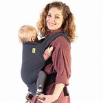 Boba Baby Carrier Backpack or Front Pack Baby Sling For 7 lb Infants and Toddlers Up To 45 Pounds (Classic 4GS - Organic Midnight)