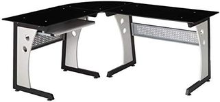 Orion L Shaped Office Desk with Tem