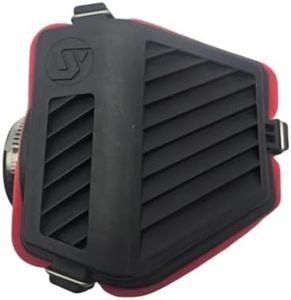 Versatile Air Filter for Motorcycle, 35mm 38mm 42mm Universal Pit Dirt Bike Engine Air Filter, Waterproof Mudproof Flame Retardant Foam Lining Powersports Air Filter for ATV Quad Go Kart-35mm