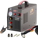 Lotos Technology Lotos LTP5000D 50Amp Non-Touch Pilot Arc Plasma Cutter Dual Voltage 110V/220V 1/2 Inch Clean Cut Brown