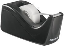 Scotch Desktop Tape Dispenser, Black Two-Tone, 1 Dispenser/Pack (C60-BK)