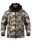 Coldstar Waterproof Military Tactical Combat Softshell Jacket Outdoor Camping Hiking Camouflage Hoodie Coat (ACU, XXL)