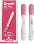 Wondfo Pregnancy Test Early Result 5 Pack - Extra Sensitive and Very Early HCG Urine Midstream Test 10 MIU - Detect 6 Days Sooner Than Your Missed Period