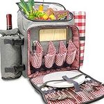 Luxury Picnic Backpack for 4: Insul
