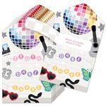 Big Dot of Happiness In My Party Era - Celebrity Concert Party Game Pickle Cards - Truth, Dare, Share Pull Tabs - Set of 12