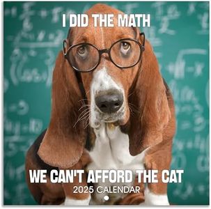 2025 Wall Calendar - Funny Dogs Wall Calendar 2025, 12" x 24" (Open), Jan 2025 - Dec 2025, 12-Month Calendar, Dog Calendar, Unruled Blocks, Thick Paper, Hanging Hole, Holidays
