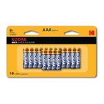 Kodak MAX Super Alkaline Leak-Proof AAA Batteries with 10-Year Shelf Life (16 Pack)