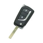 BROVACS Replacement Key Shell Compatible with TOYOTA 2 Button VA2 Blade Keyless Entry Remote Flip Key Case Fob PG431