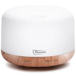 Dhyanut 500ml Premium, Essential Oil Diffuser, 5 in 1 Ultrasonic Aromatherapy Fragrant Oil Humidifier Vaporizer, Timer and Auto-Off Safety Protection Quiet Diffusers for Home Office SPA Yoga