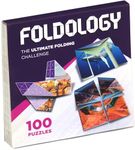 FOLDOLOGY - The Origami Puzzle Game! Hands-On Brain Teasers. Travel Game for Tweens, Teens & Adults. Fold The Paper to Complete The Picture. 100 Challenges, Ages 10+