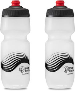 Polar Bottle Breakaway Single Wall 24oz Wave Frost/Charcoal 2-pack