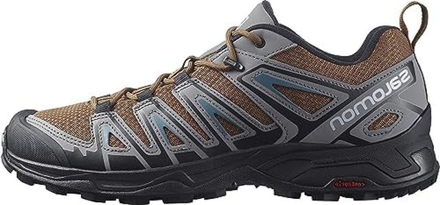 Salomon Men's X ULTRA PIONEER AERO Hiking Shoes For Men, Toffee/Quiet Shade/Mallard Blue, 11.5