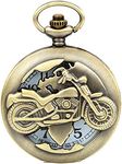 Jewelrywe Bronze Biker Motorcycle M