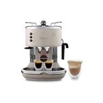 De'Longhi Vintage Icona Traditional Barista Pump Espresso Machine, Coffee and Cappuccino Maker, ECOV311BG, 1.4 liters, Cream