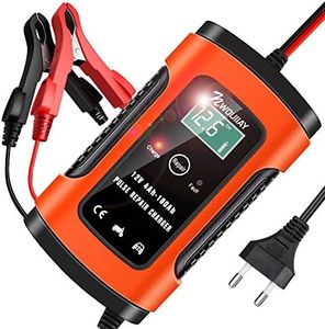 NWOUIIAY Chargeur de Batterie Voiture Intelligent 6A/12V Fonction de Réparation Mainteneur Protections Multiples pour Chargeur Moto Auto avec LCD Écran