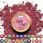 Confect Edible Luster Dust - Merlot Mauve | Edible Luster Dust for Cake Decorating | Gourmet Brew Dust for Drinks & Edible Gourmet Glitter for Cocktails - 0.18oz/5g