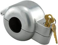 Prime-Line MP4180 Door Knob Lock-Out Device, Diecast Construction, Gray Painted Color, Keyed Alike, Pack of 1