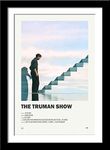 Tallenge - Hollywood Poster Collection -The Truman Show - Jim Carrey - Small Framed Poster (Paper, 12 x 17 inches, MultiColour)