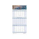 House of Doolittle 2025 Wall Calendar, Three-Month View, Earthscapes Scenic, 8 x 17 Inches, December - January (HOD3636-25)