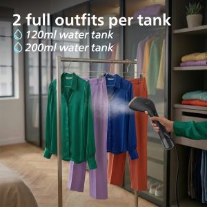 Philips 7000 Handheld Garment Steamer – Black