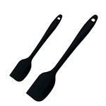 Silicone Spatula, 2 Pack Heat Resistant Spatulas, Non-Stick Kitchen Utensils with Steel core, One Small Spatulas and Large Spatulas