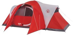 Coleman Bristol 8-Person Caping Tent, Modified Dome Camp Tent with Hinged Door for Camping, Festivals, Backyard, Sleepovers