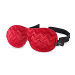 Bucky Chevron Pattern Ultralight Comfortable Contoured Eye Sleep Mask/Blindfold for Travel & Sleep - Crimson Chevron