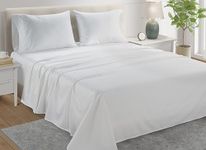 Egyptian Cotton Sheets, Certified 800 Thread Count Sheets Queen, Luxury Cotton Sheets for Queen Size Bed, Cotton Bed Sheets, Sateen Weave, Deep Pockets, Egyptian Cotton Sheets Queen Size - White