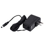 DC 12V 2A UL-Listed Power Supply,DC 12V Power Adapter DC12V Cable 12V DC Cord,5.5mm x 2.5mm DC Jack for LED Strip,CCTV Camera,Wireless Router,Monitor,Video Phone,Display, Black