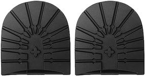 Yosoo Health Gear Rubber Sole Heel Savers Classic Shoe Repair Kit DIY Stick-on Heels Anti-Slip Shoe Soles, Shoe Repair Pads, Boot Sole Replacement Kit Shoes Repair Accessories (Heel Soles)
