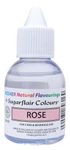 Sugarflair Rose Kosher Natural Flavouring - Add Flavours to Cakes, Ice Creams, Chocolates, Icings, Pack Your Bakes With A Delicious Natural Food Flavour Extract - 30ml