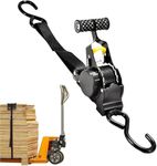 LOOKMINT Cargo Securing with Tensioner, Automatic Retractable Ratchet Strap,Working Tension of 680kg Heavy Duty Auto Self Retracting Tie Down Straps for Truck, Motorcycle & Travel, Travel Essentials