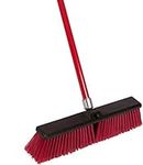 Tidy Tools Large 18'' Multi-Surface Push Broom With Alloy Handle